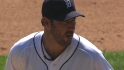 Verlander throws nine, fans 12