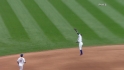 Cedeno's leaping grab