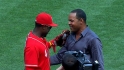 Larkin's first pitch