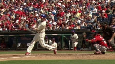 Lee leads with arm, bat as Phillies sweep Nats