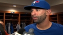 Bautista on his wrist injury