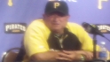 Hurdle on the Pirates' staff