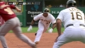 Alvarez's leadoff triple