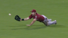 Cahill excels as D-backs subdue Giants