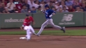 Pedroia's tough play