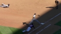 Santana's diving stop