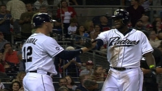 Maybin, Forsythe lead 17-hit attack for surging Padres