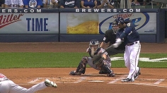 Brewers top Braves, complete climb to .500
