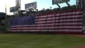 Boston F.D. sings anthem