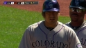 De La Rosa's RBI single