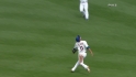 Tejada's over-the-shoulder catch