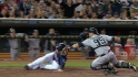 Granderson throws out Doumit