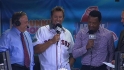 Pedro, Millar in the NESN booth
