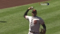 Arias' nice play