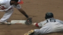 Momento en que Pedroia se lesiona