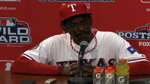 Oct. 5 Ron Washington postgame interview