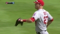 Trout's diving catch