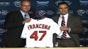 Francona introduced in Cleveland