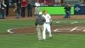Tom Browning's first pitch