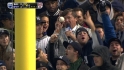 Sager looks over foul ball