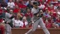 Scutaro's third-inning double