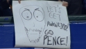Pence's unusual intensity