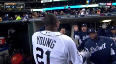 Tigers tip their caps to World Series champions