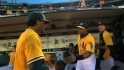 Lee on A's outfield situation