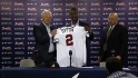 Braves introduce Upton