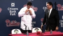 Phillies introduce Michael Young