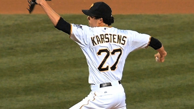 Pirates bring back Karstens on one-year deal