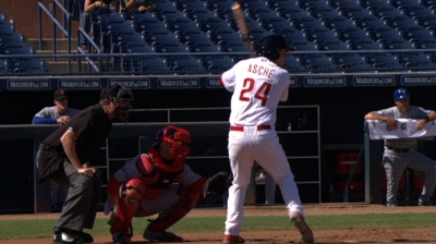 Asche surprised by promotion to Majors