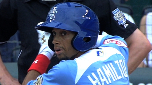 Hamilton leads three Reds among Top 100 prospects