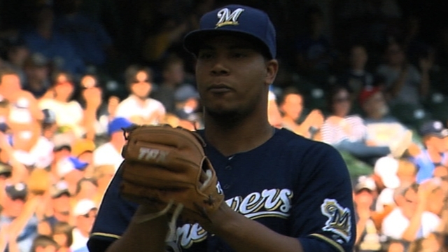 Peralta leads Brewers' talented pipeline