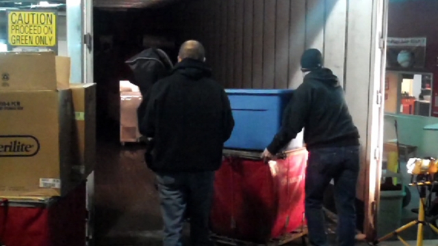 Desert bound: Reds' truck loaded for spring camp