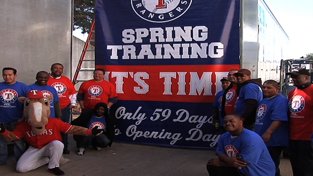 Rangers load up and move out on Truck Day