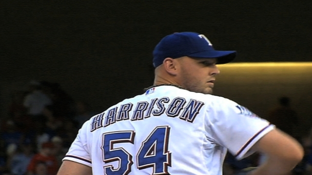 Harrison throws five scoreless vs. Dodgers
