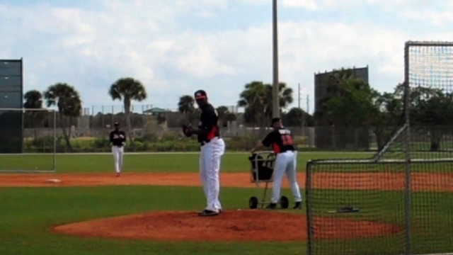 Caminero has velocity, but control key to roster spot