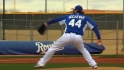 Yost, Hochevar on scrimmage