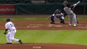 Thibodeaux lines an RBI single in the third inning