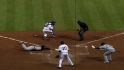 Garza clears the bases with a bases-loaded single
