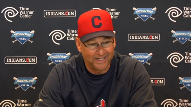 Raburn comes out swinging at Indians camp