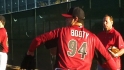 Booty's first bullpen session