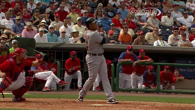 Cabrera smacks second spring homer in win