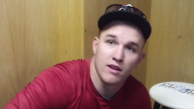 Trout's versatility gives Halos intriguing options
