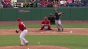 Diaz singles to center
