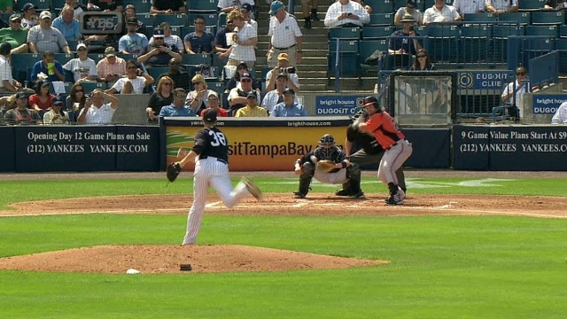 Pearce's big day at plate leads O's past Yanks