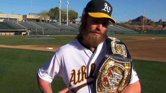Reddick, Blackley: A's camp's odd couple