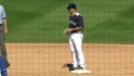 Ibanez laces a double into right
