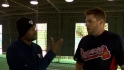 Freeman demos his swing